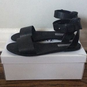 Vegan Black Gladiator Sandals